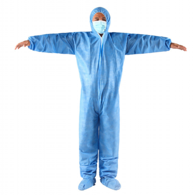 H1019 Spray Painting Decorating Oil Resistant Protect Coverall Non Woven Fabric Disposable Waterproof Protective Clothing